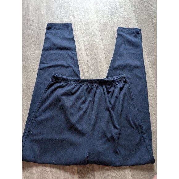 Vtg Extra Touch Navy Blue Elastic Waist Stretch Pants Womens Size 20w - Picture 2 of 3
